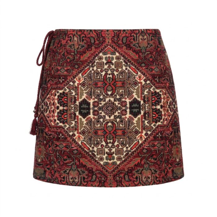 دامن طرح فرش بلوچ تیس — Baluchi Carpet Wrap Skirt