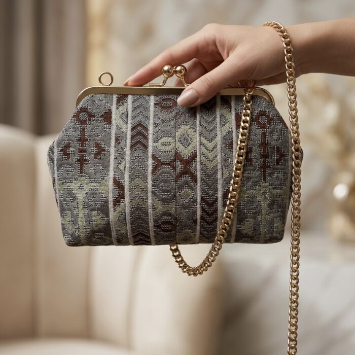 کیف دهانه فلزی --- mango light frame bag