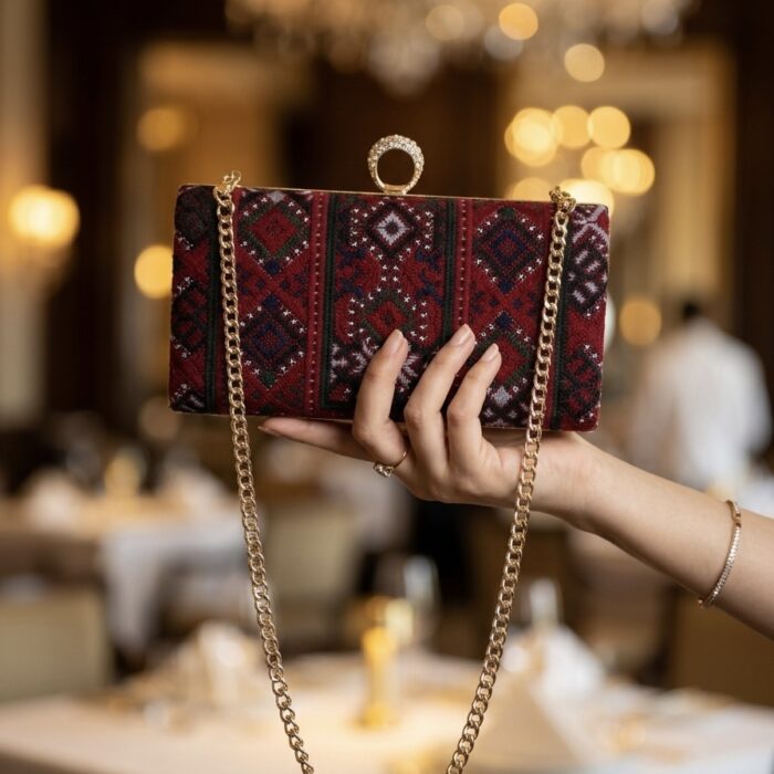 کبف قابدار زرشکی --- maroon frame bag