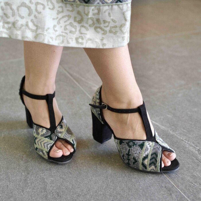 صندل پاشنه 7 سانتی --- 7cm heel sandals